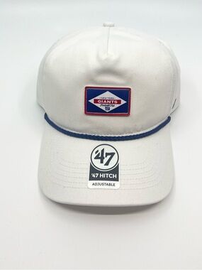 ‘47 Brand New York Giants Hitch White Rope SnapBack With Patch - BRAND NEW